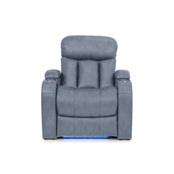 Grenada Italian Leather Home Theater Seating Single Recliner