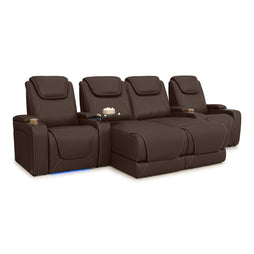 Equinox Chaise CoolZeroᵀᴹ Italian Leather Home Theater Seating