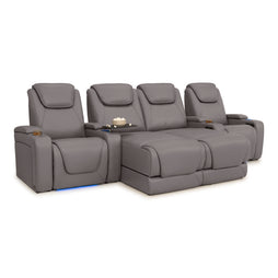 Equinox Chaise CoolZeroᵀᴹ Italian Leather Home Theater Seating