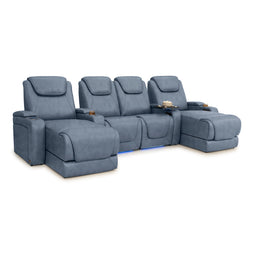 Equinox Chaise CoolZeroᵀᴹ Italian Leather Home Theater Seating