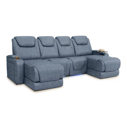 Equinox Chaise CoolZeroᵀᴹ Italian Leather Home Theater Seating