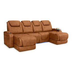 Equinox Chaise CoolZeroᵀᴹ Italian Leather Home Theater Seating