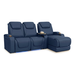 Equinox Chaise CoolZeroᵀᴹ Italian Leather Home Theater Seating