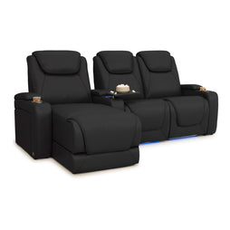 Equinox Chaise CoolZeroᵀᴹ Italian Leather Home Theater Seating