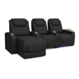 Equinox Chaise CoolZeroᵀᴹ Italian Leather Home Theater Seating