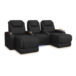 Equinox Chaise CoolZeroᵀᴹ Italian Leather Home Theater Seating