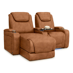 Equinox Chaise CoolZeroᵀᴹ Italian Leather Home Theater Seating