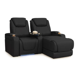 Equinox Chaise CoolZeroᵀᴹ Italian Leather Home Theater Seating