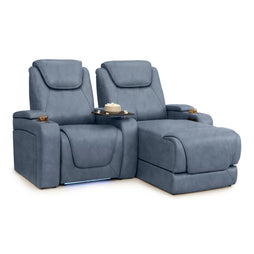 Equinox Chaise CoolZeroᵀᴹ Italian Leather Home Theater Seating