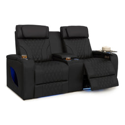 Armada LT HeatZeroᵀᴹ Italian Leather Home Theater Loveseat