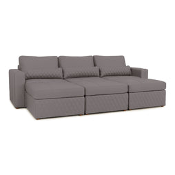 Diamante Home Theater Sectional Sofa w/ Chaise