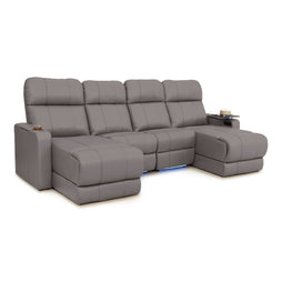 Monterey Chaise CoolZeroᵀᴹ Italian Leather Home Theater Seating