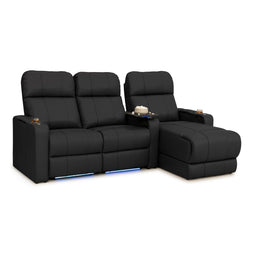 Monterey Chaise CoolZeroᵀᴹ Italian Leather Home Theater Seating