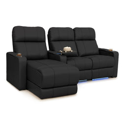 Monterey Chaise CoolZeroᵀᴹ Italian Leather Home Theater Seating