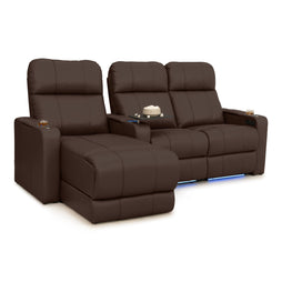 Monterey Chaise CoolZeroᵀᴹ Italian Leather Home Theater Seating