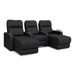 Monterey Chaise CoolZeroᵀᴹ Italian Leather Home Theater Seating