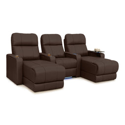 Monterey Chaise CoolZeroᵀᴹ Italian Leather Home Theater Seating