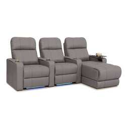 Monterey Chaise CoolZeroᵀᴹ Italian Leather Home Theater Seating