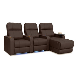 Monterey Chaise CoolZeroᵀᴹ Italian Leather Home Theater Seating