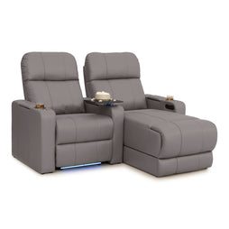 Monterey Chaise CoolZeroᵀᴹ Italian Leather Home Theater Seating