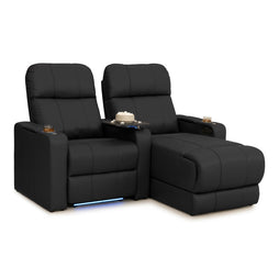 Monterey Chaise CoolZeroᵀᴹ Italian Leather Home Theater Seating