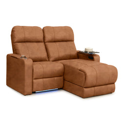 Monterey Chaise CoolZeroᵀᴹ Italian Leather Home Theater Seating