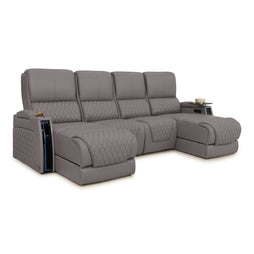 Apex Chaise CoolZeroᵀᴹ Italian Leather Home Theater Seating