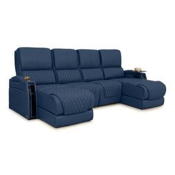 Apex Chaise CoolZeroᵀᴹ Italian Leather Home Theater Seating