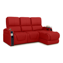 Apex Chaise CoolZeroᵀᴹ Italian Leather Home Theater Seating
