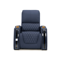 Apex CoolZeroᵀᴹ Italian Leather Home Theater Seating Single Recliner