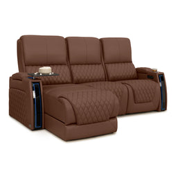 Apex Chaise CoolZeroᵀᴹ Italian Leather Home Theater Seating