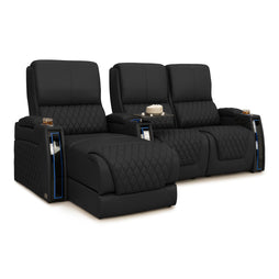 Apex Chaise CoolZeroᵀᴹ Italian Leather Home Theater Seating