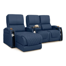 Apex Chaise CoolZeroᵀᴹ Italian Leather Home Theater Seating
