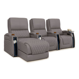Apex Chaise CoolZeroᵀᴹ Italian Leather Home Theater Seating