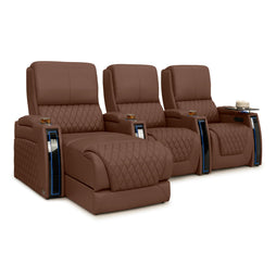 Apex Chaise CoolZeroᵀᴹ Italian Leather Home Theater Seating