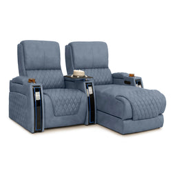 Apex Chaise CoolZeroᵀᴹ Italian Leather Home Theater Seating