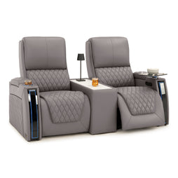 Apex CoolZeroᵀᴹ Console Table Italian Leather Home Theater Seats