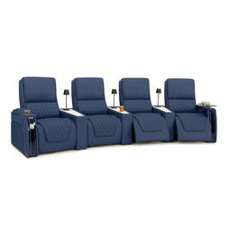 Apex CoolZeroᵀᴹ Wedge Console Italian Leather Home Theater Seats