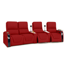 Apex CoolZeroᵀᴹ Wedge Console Italian Leather Home Theater Seats