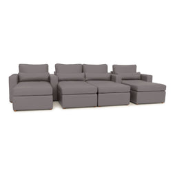 Wilshire Home Theater Modular Chaise Sofa