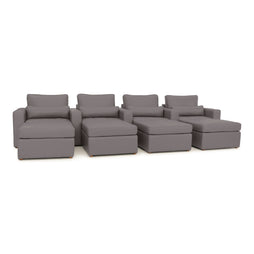 Wilshire Home Theater Modular Chaise Sofa