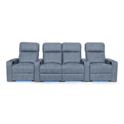 Julius Italian Leather Big & Tall Home Theater Seats