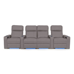 Julius Italian Leather Big & Tall Home Theater Seats