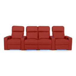 Julius Italian Leather Big & Tall Home Theater Seats