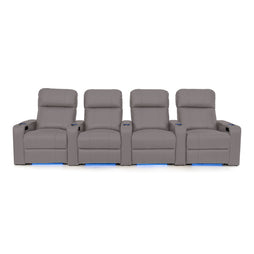 Julius Italian Leather Big & Tall Home Theater Seats