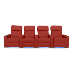 Julius Italian Leather Big & Tall Home Theater Seats