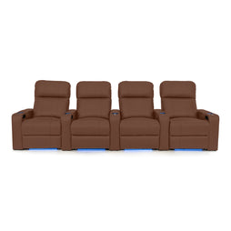 Julius Italian Leather Big & Tall Home Theater Seats