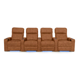 Julius Italian Leather Big & Tall Home Theater Seats