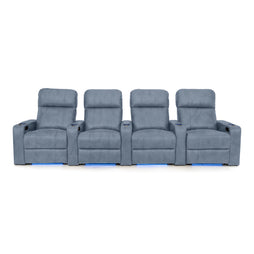 Julius Italian Leather Big & Tall Home Theater Seats