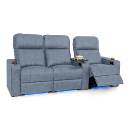 Julius Italian Leather Big & Tall Home Theater Seats